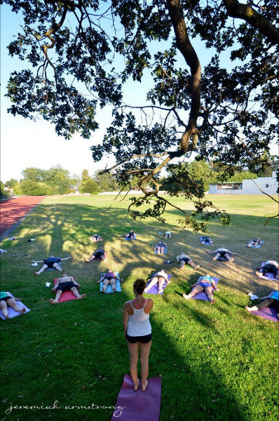 Teaching yoga