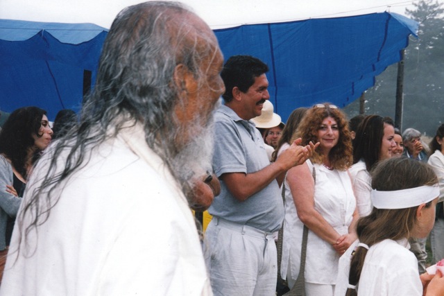 Chandrika and daughter Lisa, Guru Purnima MMC, 2005