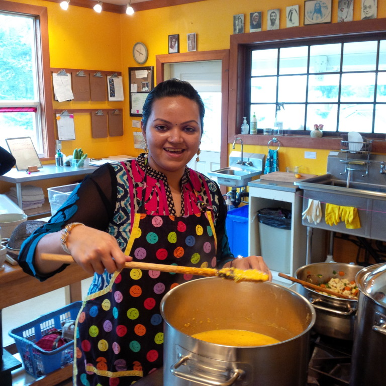  Dr. Manjiri Nadkarni in the kitchen