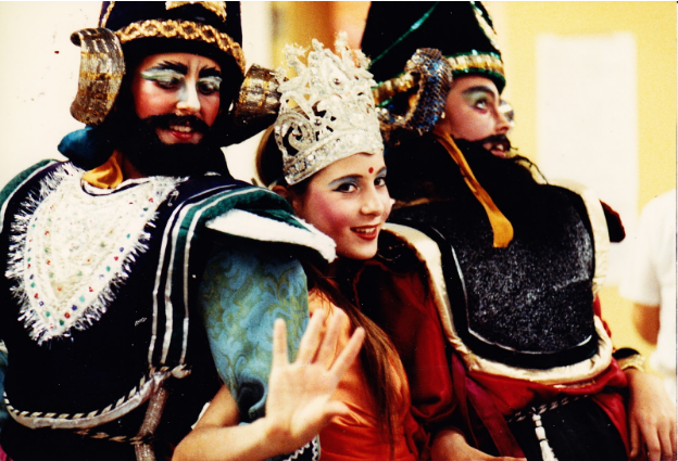 Demon princes played by Hamsa and Jaya, with Sunmoon as Sita