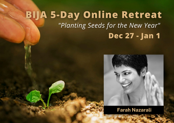 BJIA online retreat with Farah