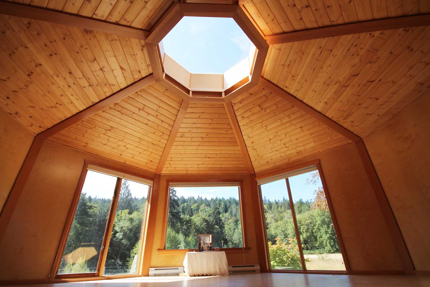 The Yurt at The Salt Spring Centre of Yoga