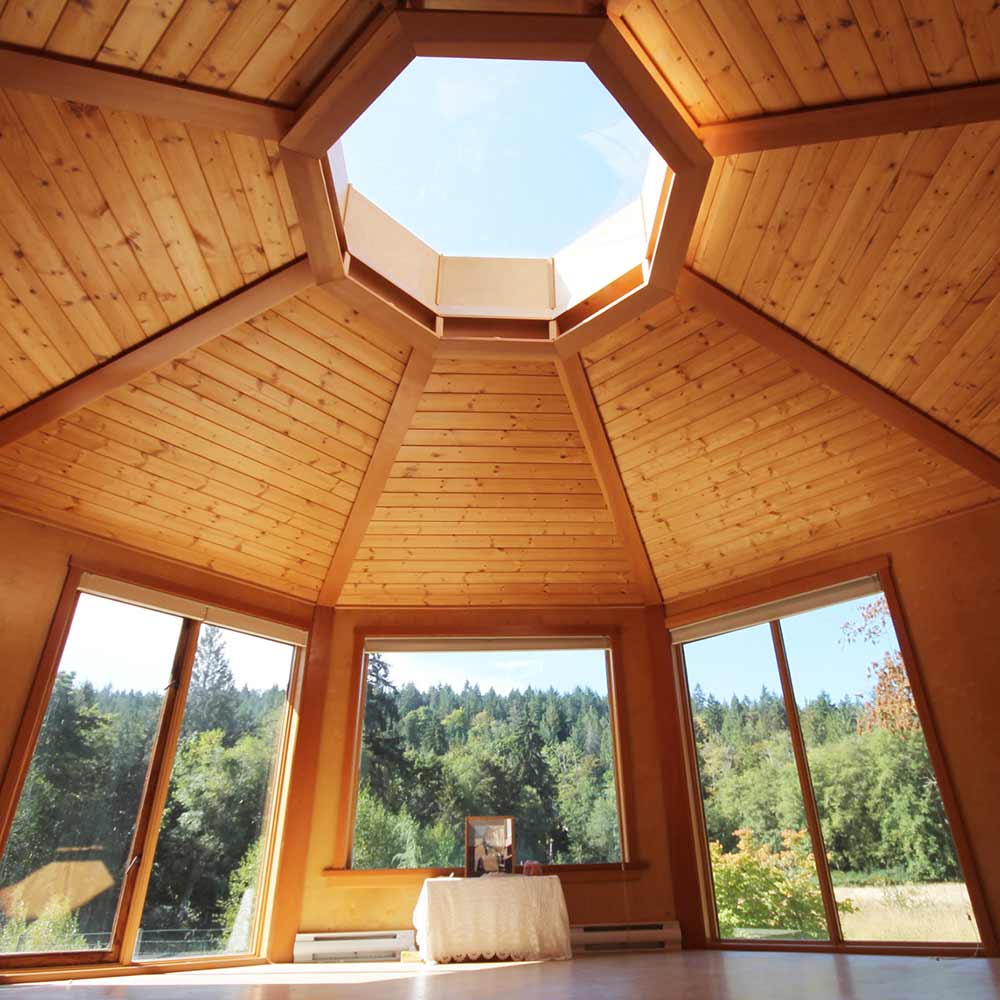 Yurt at Salt Spring Centre of Yoga