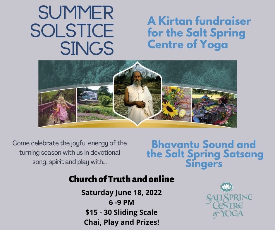 Summer Soltice Sings Fundraiser - June 18, 2022