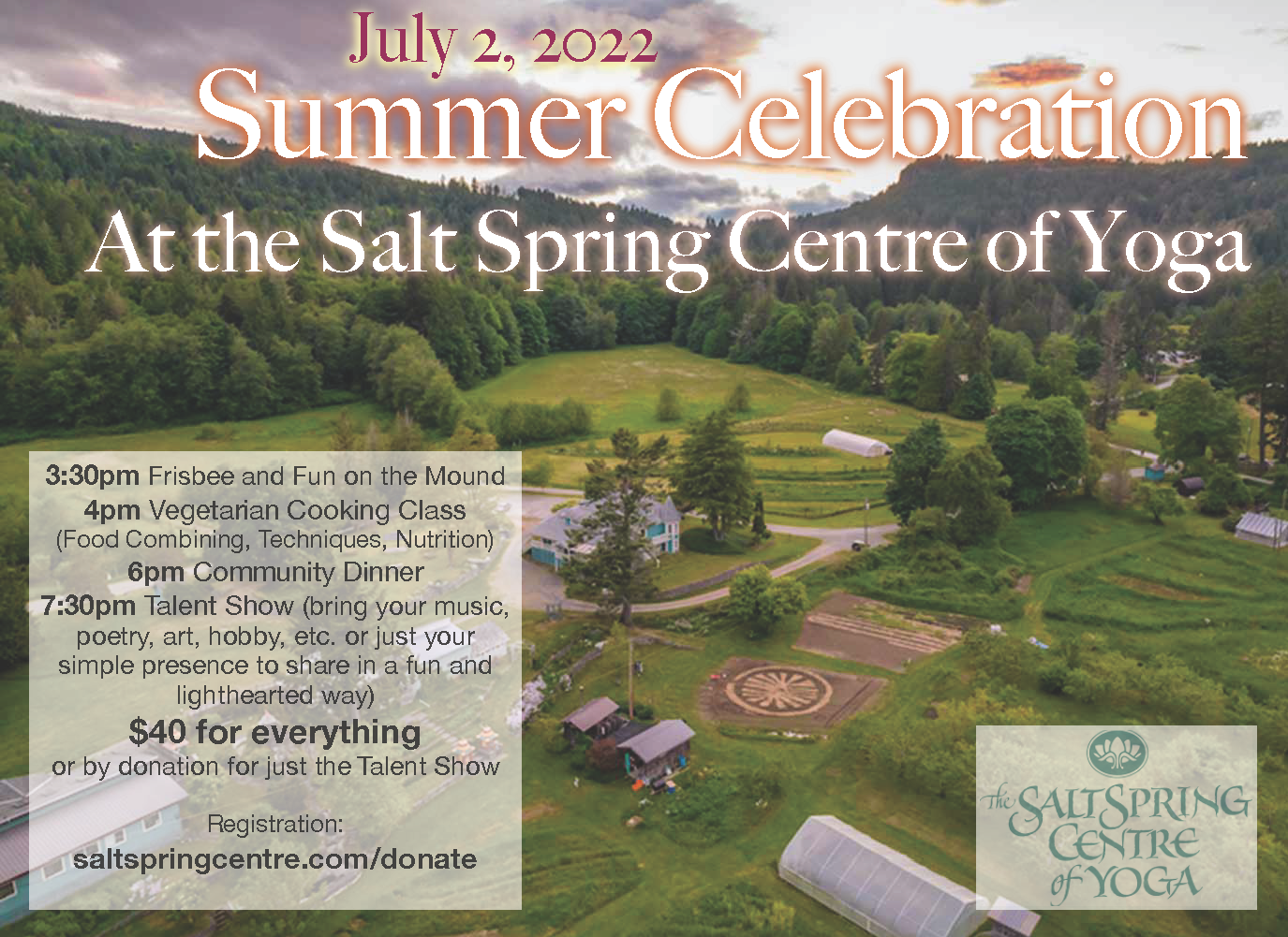 July 2 Summer Celebration event