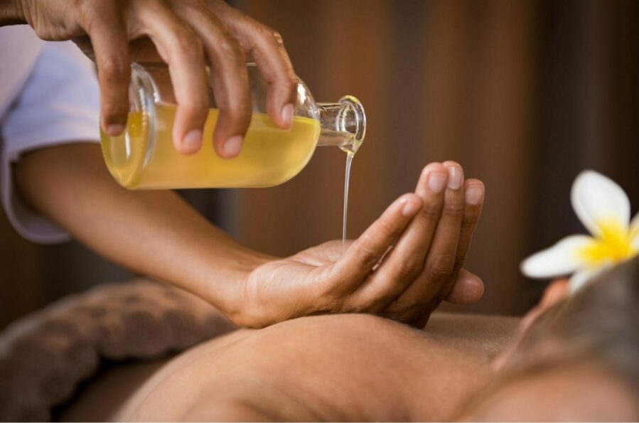 Abhyanga massage on Salt Spring Island, BC