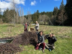 Pruning work party - April 2023