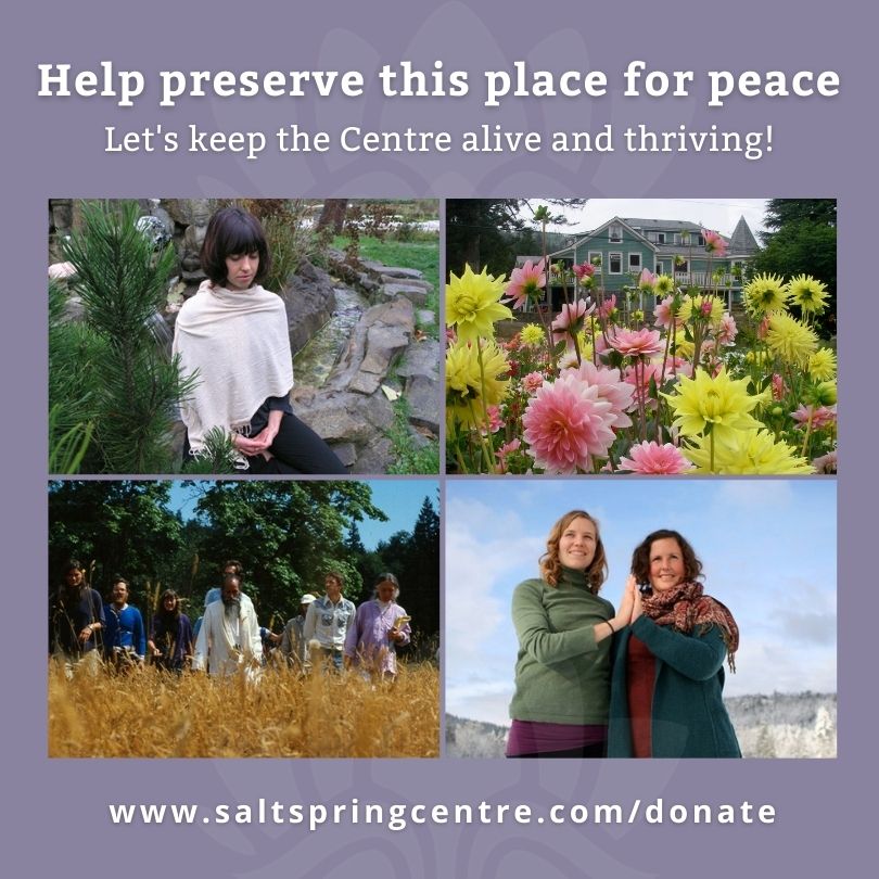 Salt Spring Centre of Yoga fundraising 2023