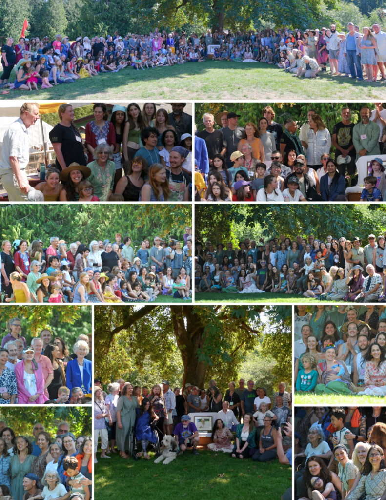 Group picture 50th annual community yoga retreat 