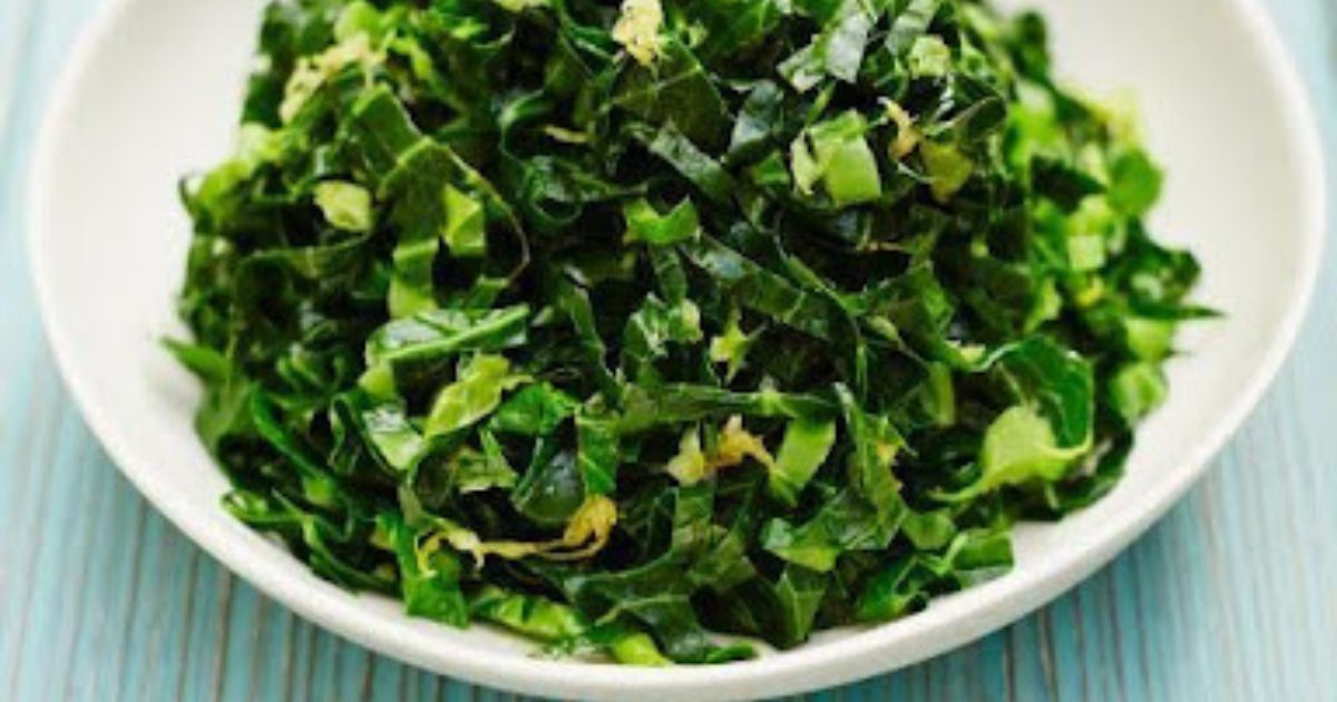 recipe lemon spring greens